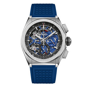 Zenith Defy El Primero 21 Blue Strap Watch