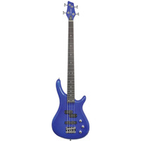 Electric Bass Guitar 4 String Metallic Blue