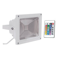 RGB LED Flood Light with Wireless Infrared Controller - 20 Watt