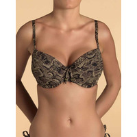 Ultimo Snake Padded Bikini Top