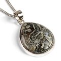 Click to view product details and reviews for Nipomo Marcasite In Agate Gemstone Necklace Natural Designer Gemstone 16 42cm.