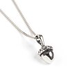 Click to view product details and reviews for Acorn Necklace In Silver 15 38cm.
