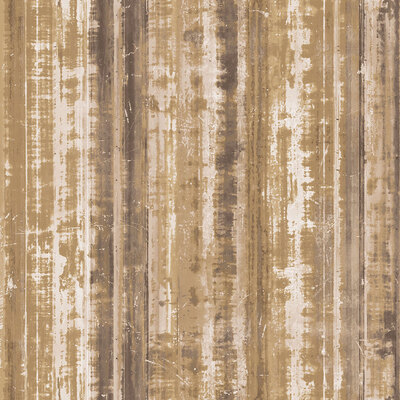 Grunge Collection Corrugated Metal Gold Galerie G45357