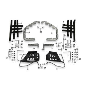 Xtrax Sport 250cc Quad Bike Rhs Foot Rest Bracket