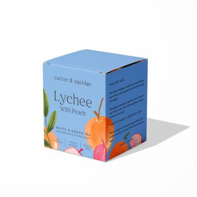 Lychee With Peach Premium Tea - One Box Of Twelve Sachets