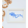 Personalised Scuba Diver Word Art Gift