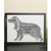 Personalised Cavalier King Charles Spaniel Dog - Word Art