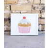Personalised Cupcake Word Art Birthday Gift Print