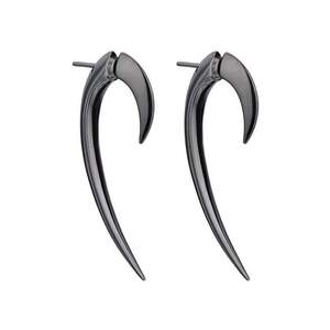 Shaun Leane Silver Black Rhodium Hook Earrings Code Ht008brnaeos