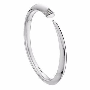 Shaun Leane Silver Diamond Tusk Bangle Code Sa024sswhbzm