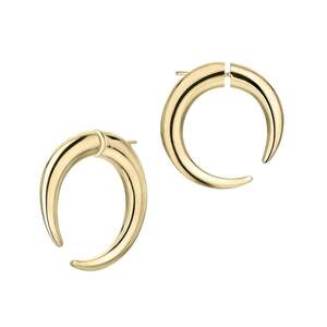 Shaun Leane Vermeil Quill Large Hoop Earrings Qu041yvnaeos