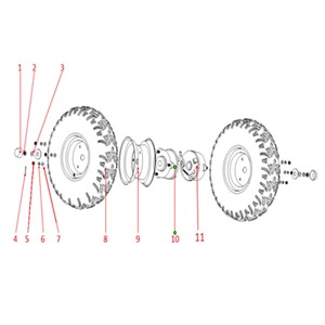 Funbikes Xtrax Sport 125cc Quad Bike Front Wheel Nut Funbikes Xtrax Sport 125cc Quad Bike Front Wheel Nut