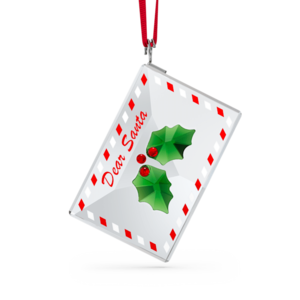Swarovski Holiday Cheers Letter To Santa Ornament 5630339