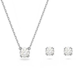 Swarovski Constella Set Round Cut White Rhodium Plated 5647663