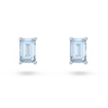 Click to view product details and reviews for Swarovski Stilla Stud Earrings Cushion Cut Blue Rhodium Plated 5639134.