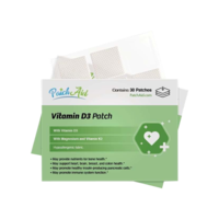 Vitamin D3 with K2 Vitamin 30 Topical Patches &pipe; PatchAid