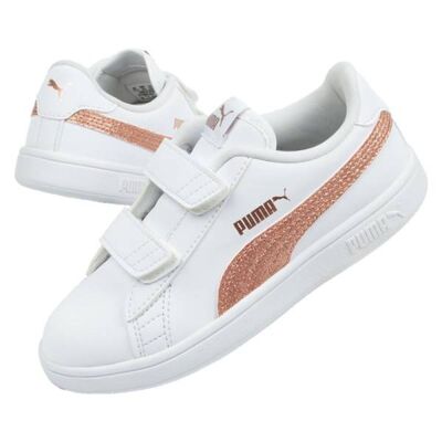 Puma Junior Smash Shoes - White