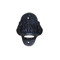 Cottingham Stella Artois Wall Mounted Bottle Opener (90mm), Antique Cast Iron - 49.411.AI.SA ANTIQUE CAST IRON - 90mm