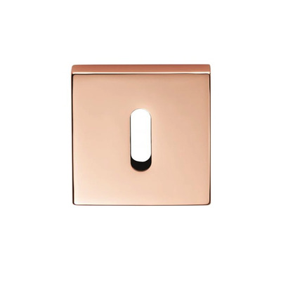 Carlisle Brass Cebi Square Standard Profile Escutcheons, Copper - CEB003QCOP COPPER - STANDARD PROFILE (KEY HOLE)
