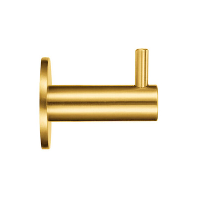 Zoo Hardware ZAS Concealed Fix Wall Mounted Hook With Rose, PVD Satin Brass - ZAS75-PVDSB PVD SATIN BRASS