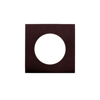 Zoo Hardware Spare Square Screw On Rose Pack (For ZPZ Handles), Etna Bronze - ZPZSQSR-ETB ETNA BRONZE