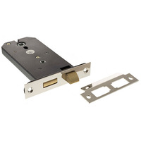 Atlantic Horizontal Bathroom Lock (6 Inch), Polished Nickel - ALKHZBPN POLISHED NICKEL - 6 INCH