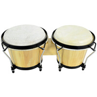 Naturual Bongos with Carry Bag 6.5" & 7.5"