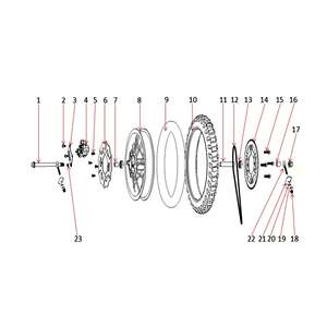 Funbikes Mxr 60 Mini Dirt Bike Rear Tyre