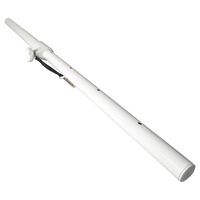 Adjustable Speaker Pole M20 Fixing White