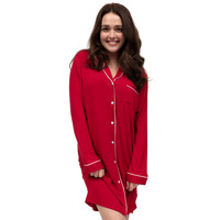 Cyberjammies Blaze Jersey Nightshirt - Red - XXS - 6