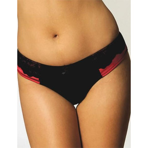 SG4002 Curvy Kate Tempt Me Thong 10 Black Scarlet SG4002 Thong