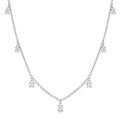 Click to view product details and reviews for Diamond Droplet Necklace 050cts.