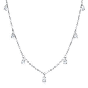 Diamond Droplet Necklace 050cts