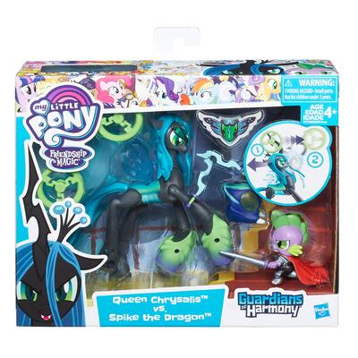 My Little Pony Guardians Of Harmony Queen Chrysalis V. Spike The Dragon