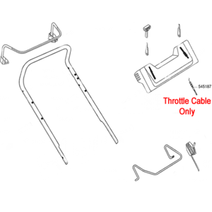 Al Ko Replacement Throttle Cable Ak545187