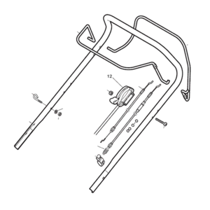 Mountfield Throttle Cable Fits Sp180 P N 181005502 1