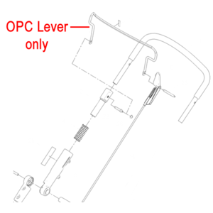 Hayter R53 Opc Engine Brake Lever 110 1819 03