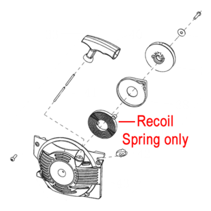 Mitox Chainsaw Recoil Spring Miyd450200 5