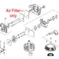 Click to view product details and reviews for Mitox Hedgetrimmer Air Filter Miht2360d010800 3.