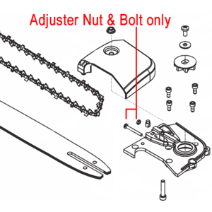 Mitox Pole Pruner Adjuster Nut Bolt Migb T8891 M4 Migb T8181 M4x35