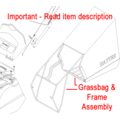 Click to view product details and reviews for Hayter Harrier Grassbag Frame Assembly 111 1551.