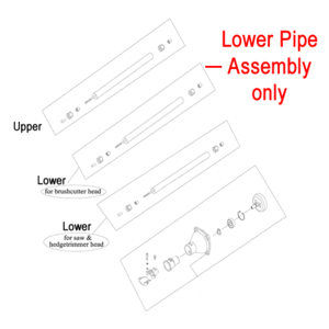 Mitox Brushcutter Lower Pipe Assembly Micg260bf11