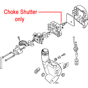 Stihl Choke Shutter 4140 141 3801