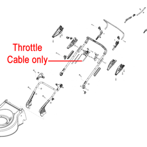 Al Ko Lawnmower Throttle Cable 453751