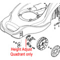 Click to view product details and reviews for Mountfield Front Height Adjust Quadrant 322735599 0.