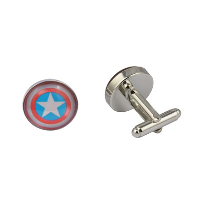 Captain America Shield Cufflinks