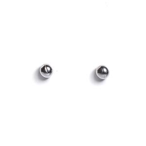 Minimal Stud Earrings In Silver Default Title