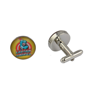 Captain America Yellow Cufflinks
