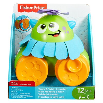 Fisher Price Walk And Whirl Monster Toy