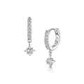 Click to view product details and reviews for Rox Celestial Hoop And Star Earrings.
